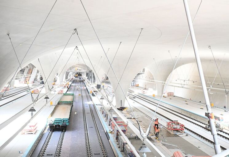 Baustelle Tiefbahnhof Stuttgart 21