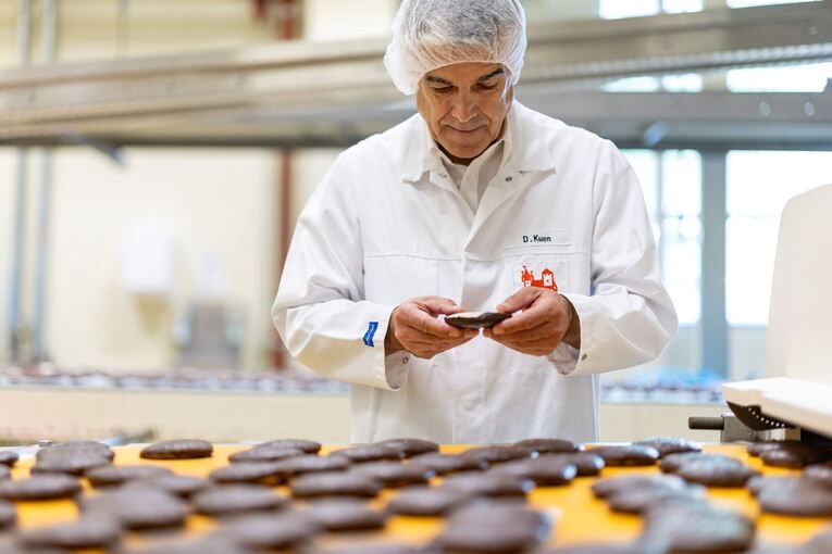 Lebkuchen-Produktion