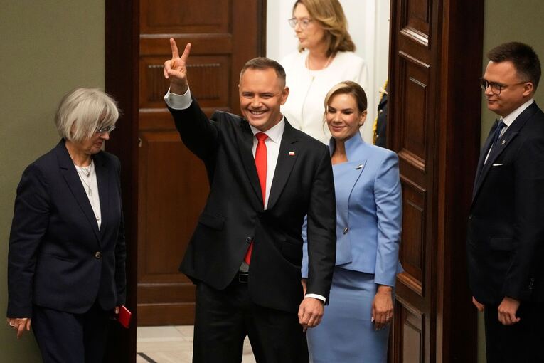 Vereidigung von Polens neuen Präsidenten Nawrocki