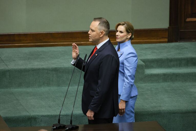 Vereidigung von Polens neuen Präsidenten Nawrocki