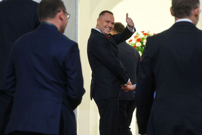 Vereidigung von Polens neuen Präsidenten Nawrocki