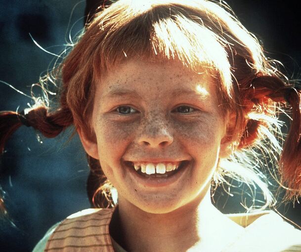 Die Schauspielerin Inger Nilsson in ihrer Paraderolle als Pippi Langstrumpf.