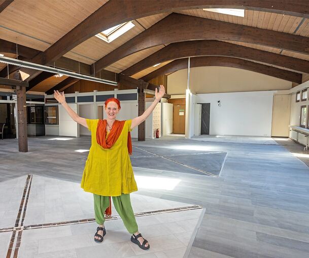 Groß, schön, hell: In dieser Halle in der Weststadt baut Sabine Deutscher ihr Lager aus. Ihr Laden wird zu klein – pro Tag gehen da 200 bis 300 Pakete raus.