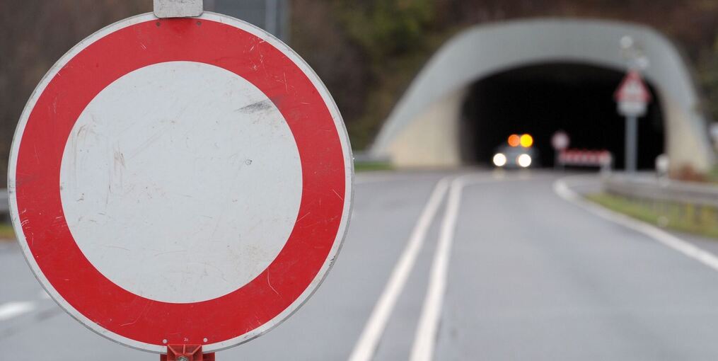 Saukopftunnel gesperrt Saukopftunnel gesperrt