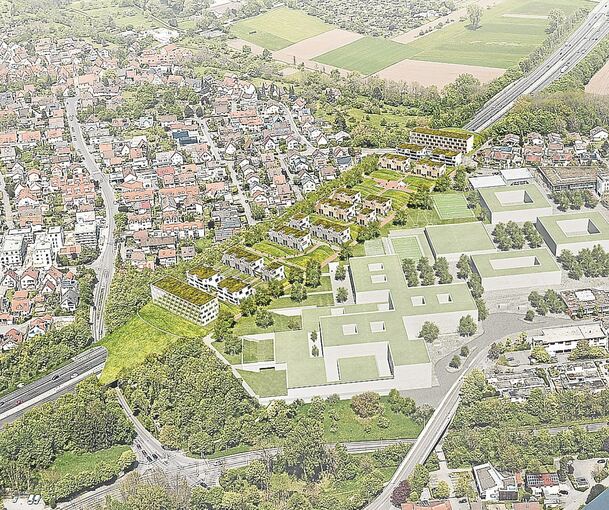 Eine Visualisierung des Autobahndeckels, wie ihn sich ein Stuttgarter Ingenieurbüro vorstellt. Vereinsgründer Eckhart Fröhlich wünscht sich ihn ohne Bebauung.