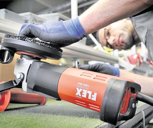 Flex, 1922 in Bad Cannstatt gegründet, hat seinen Stammsitz in Steinheim.