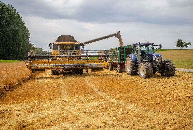 Getreideernte im Südwesten Getreideernte im Südwesten