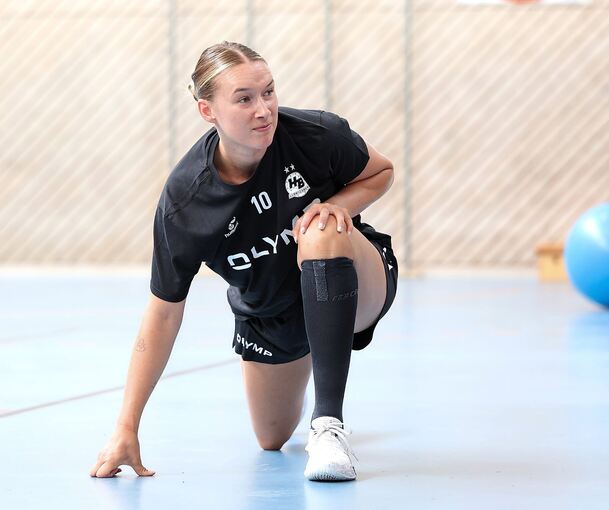 Nur im Trainingsshirt der HB Ludwigsburg zu sehen: Lena Sophie Degenhardt verlässt die HBL wieder.
