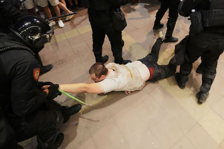 Proteste gegen Regierung in Serbien