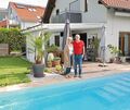 Claudia Falkenstein und Frank Stahl haben ihren Pool ohne Genehmigung gebaut. Claudia Falkenstein und Frank Stahl haben ihren Pool ohne Genehmigung gebaut.