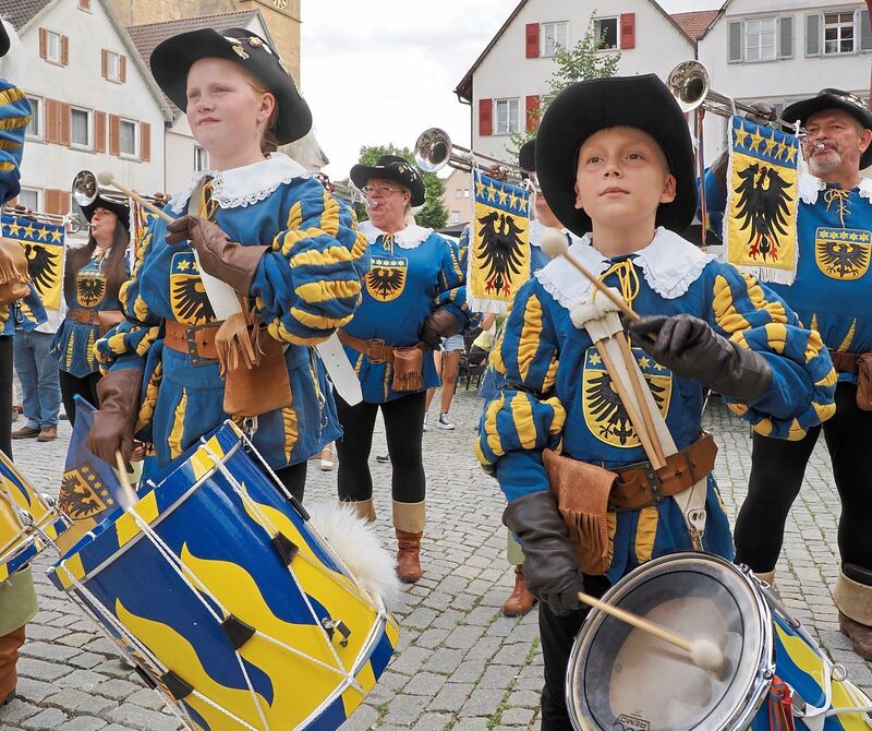 Auch der Nachwuchs zeigt sein Können.