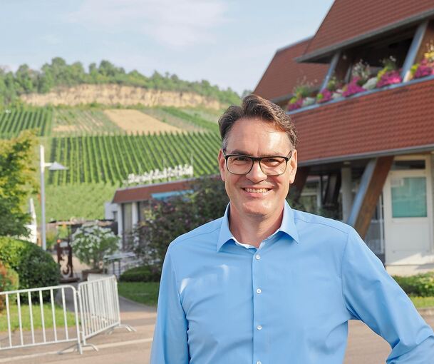 Martin Fischer kennt sich aus im Weinbau.