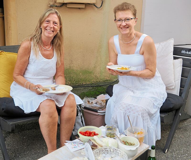 Weißes Duett.