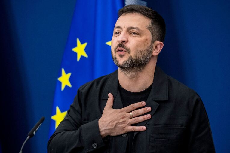 Ukrainischer Präsident Selenskyj in Brüssel