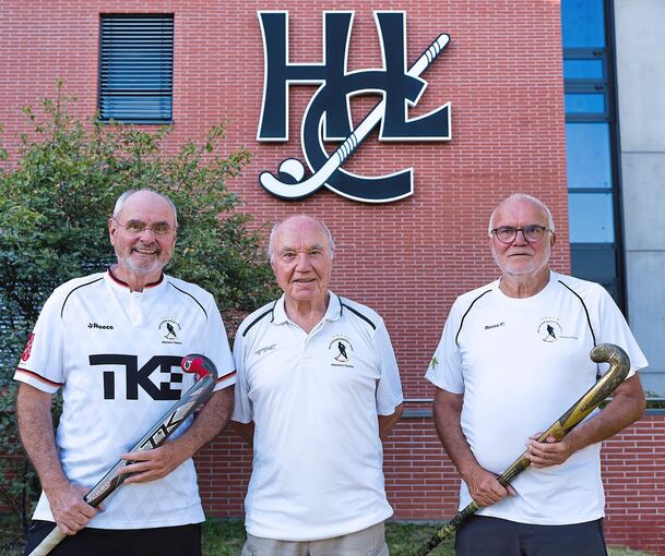 Drei Teilnehmer: Wolfgang Reisser (Ü 75) Horst Ruoss (Ü 80) und Bernhard Dieterich (Ü 70) (von links).