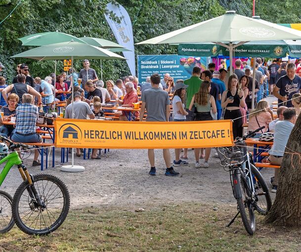 Von Freitag an heißt es in Ditzingen wieder: Willkommen im Zeltcafé!