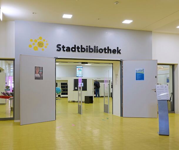 Die Türen der Stadtbibliothek bleiben im September eine Woche lang geschlossen.