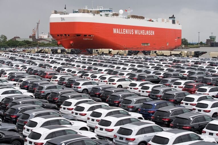 Autoterminal der BLG Logistics Group in Bremerhaven Autoterminal der BLG Logistics Group in Bremerhaven