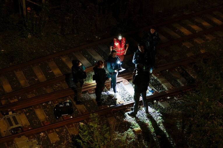 Brand im Gleisbereich in Wuppertal