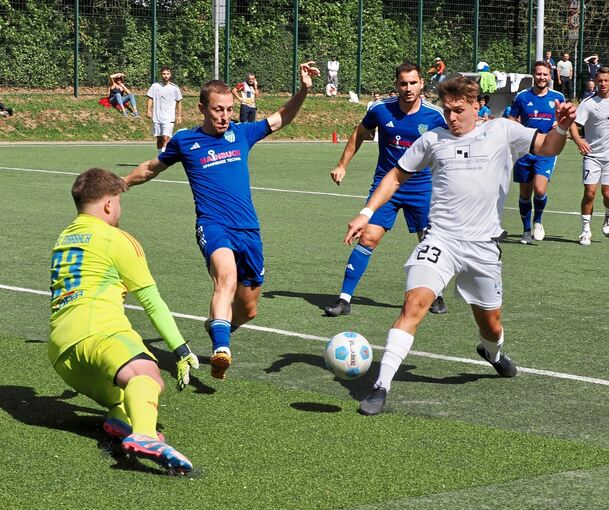 Ganz schön was los im Strafraum.