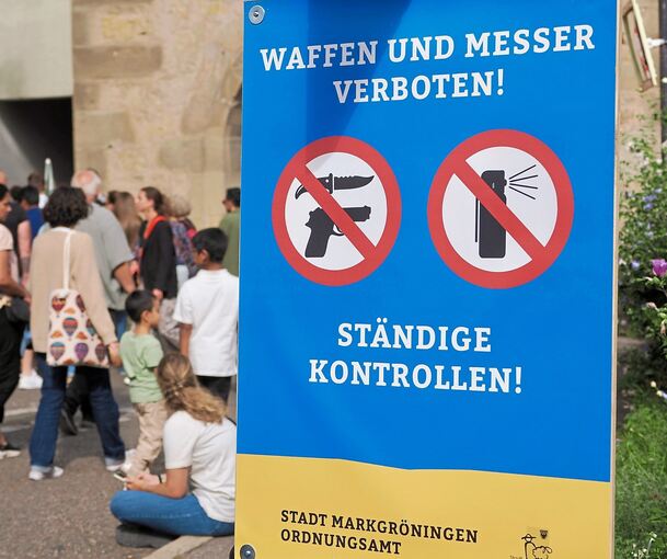 Erstmals war die Innenstadt als Waffenverbotszone ausgewiesen. Erstmals war die Innenstadt als Waffenverbotszone ausgewiesen.