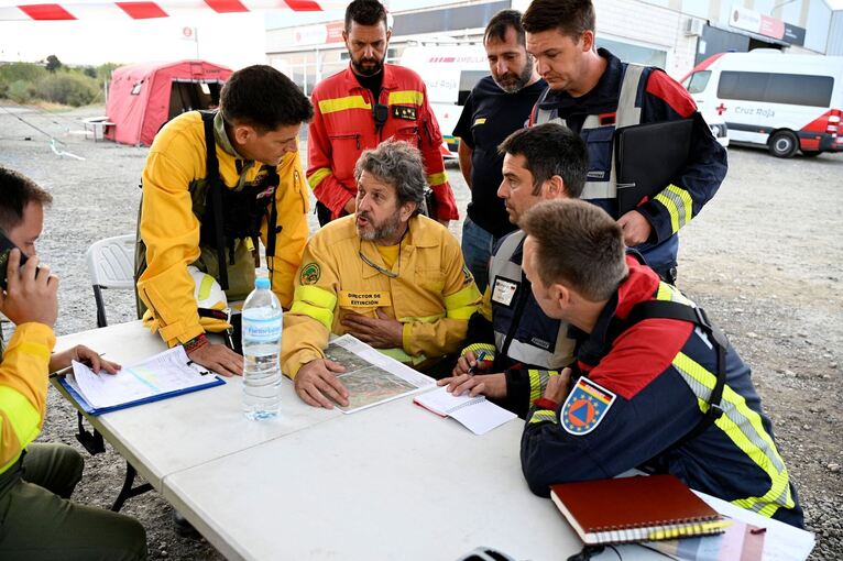 Waldbrände in Spanien - Deutsche Feuerwehrleute im Einsatz