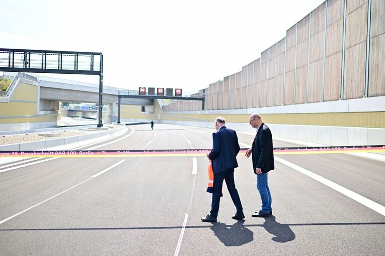 Freigabe des 16. Bauabschnitts der A100