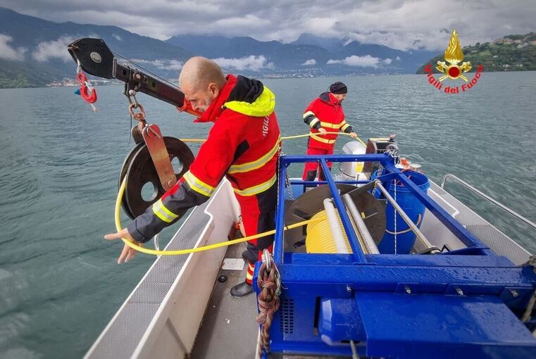 Suche nach vermissten Familienvater im Comer See geht weiter