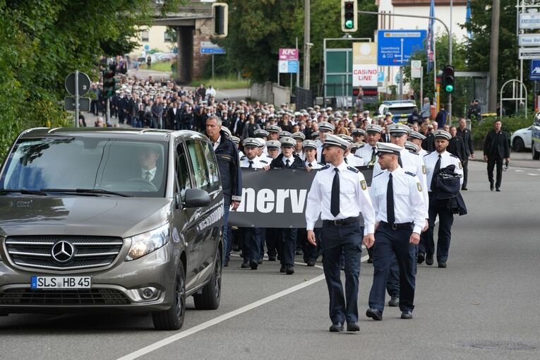 Trauerfeier für erschossenen Polizisten