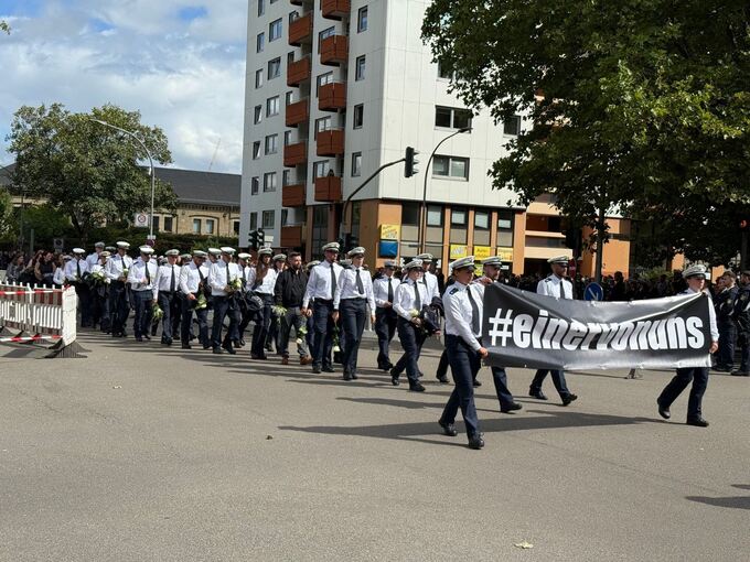 Trauerfeier für erschossenen Polizisten