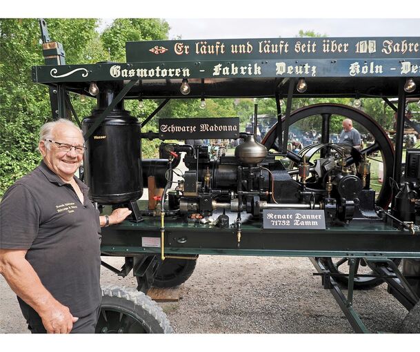 Die „Schwarze Madonna“ von Werner Danner aus Tamm läuft und läuft...