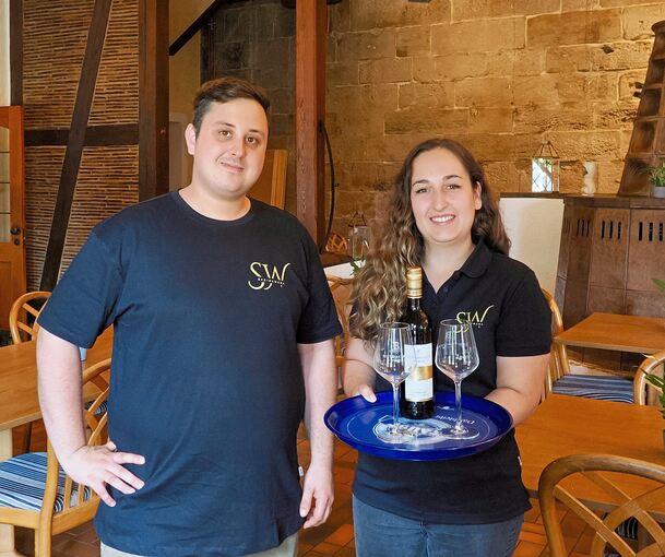 Mike Väth und Alisa Jochum sind die neuen Pächter des Burgrestaurants in Beilstein.