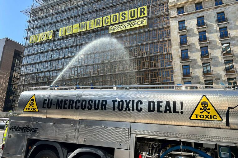 Proteste gegen EU-Mercosur-Abkommen Proteste gegen EU-Mercosur-Abkommen