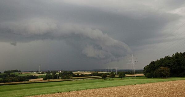 Unwettergefahr in Baden-Württemberg: Ist auch der Kreis Ludwigsburg ...