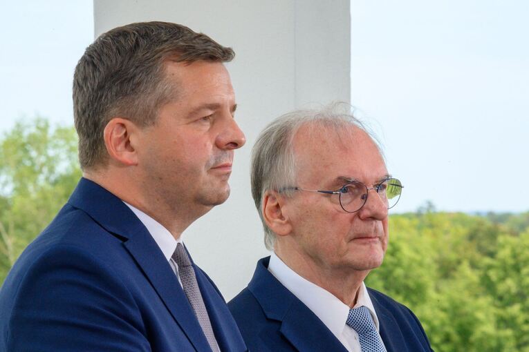 Sven Schulze und Reiner Haseloff Sven Schulze und Reiner Haseloff