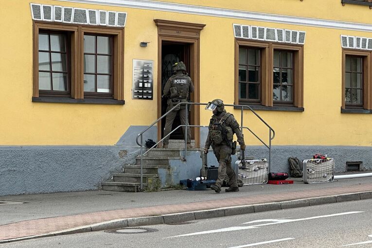 Polizeieinsatz in Biberach