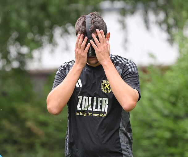 Pleidelsheimer Frust: GSV-Abwehrspieler Giovanni Cardinale.