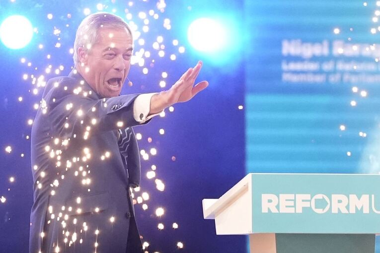 Jahreskonferenz der britischen Partei Reform UK Jahreskonferenz der britischen Partei Reform UK