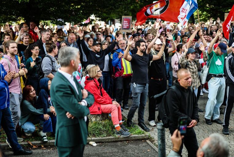 Streitgespräch zwischen Palmer und Frohnmaier - Demo