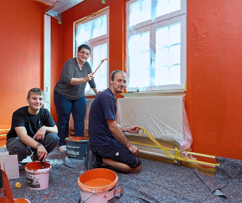 Julian und Michael Deutsch und Bo Witopil lassen es mit RAL 2002 richtig knallen.
