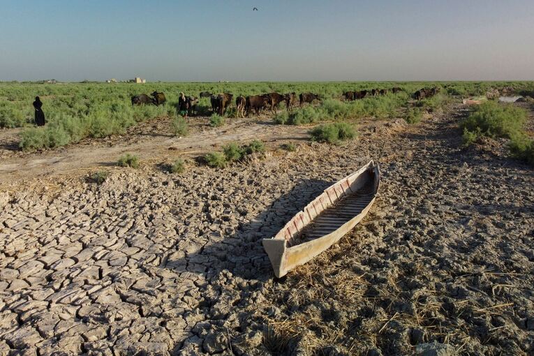 Marschen bei Schibajisch im Irak