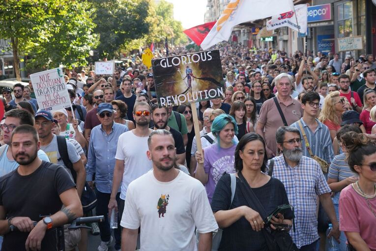Proteste in Serbien