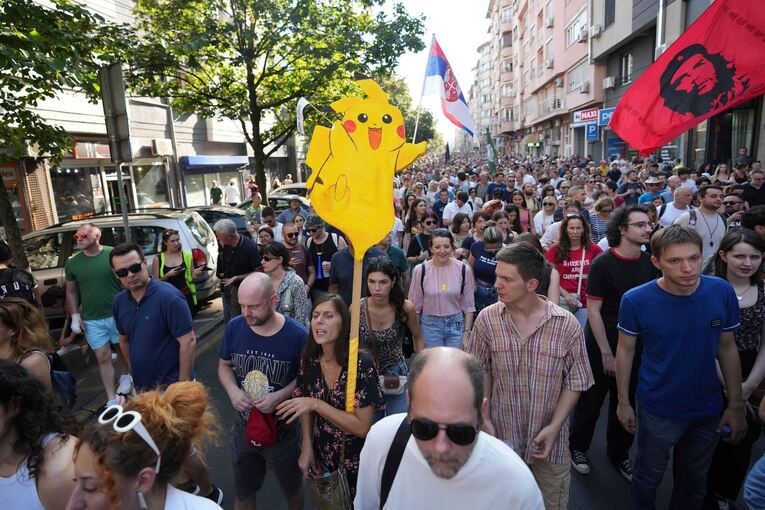 Proteste in Serbien