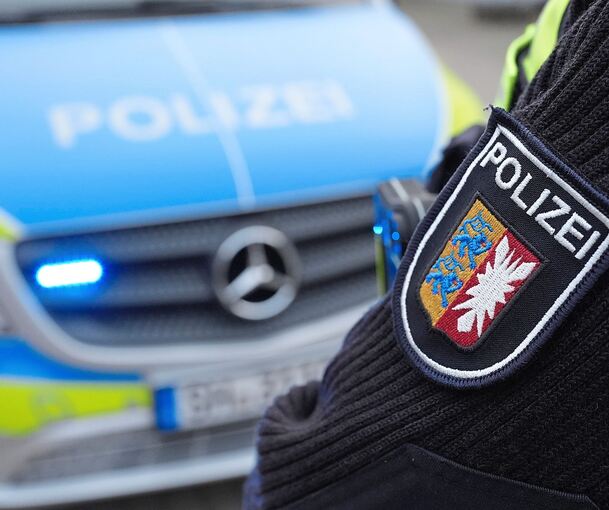 Polizei im Einsatz.