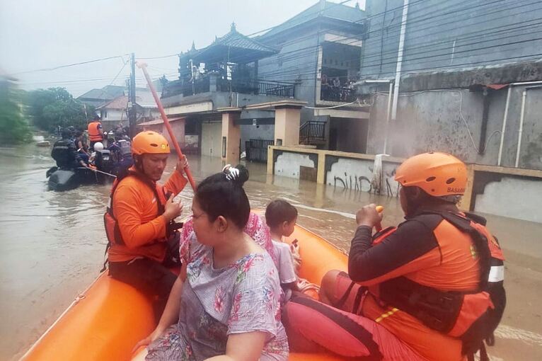 Überflutungen auf Bali
