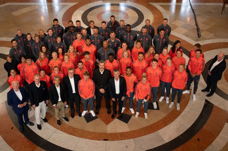 Empfang FC Bayern München in Staatskanzlei