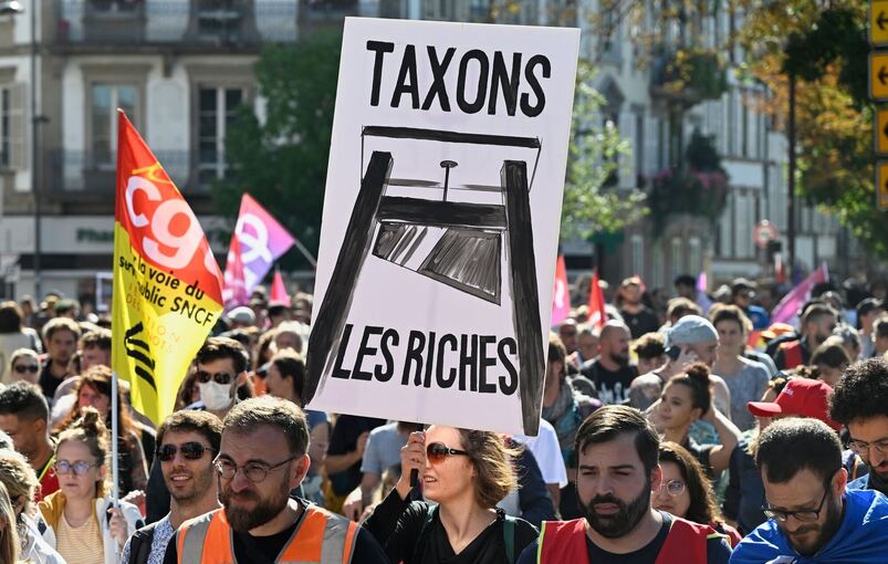 Protestbewegung "Bloquons Tout" in Frankreich