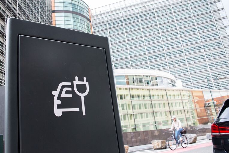 Ladesäulen in Brüssel