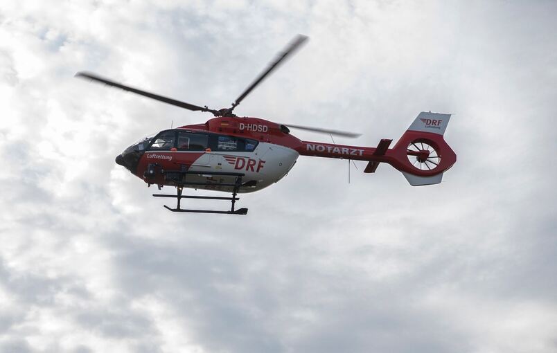 Ein Rettungshubschrauber