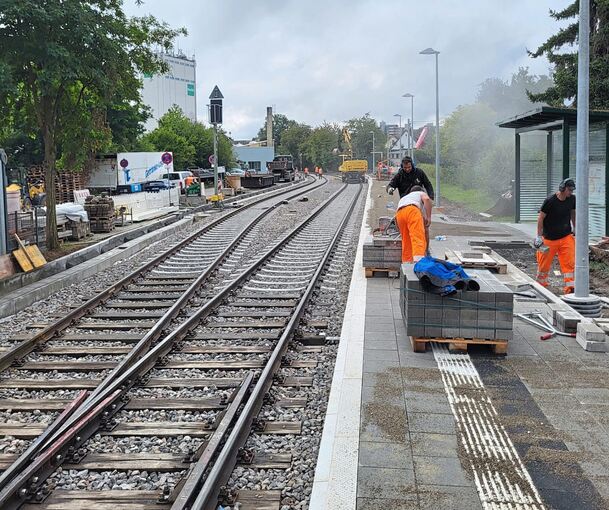 In den vergangenen Wochen wurde der Bahnhof Heimerdingen quasi komplett neu gemacht.
